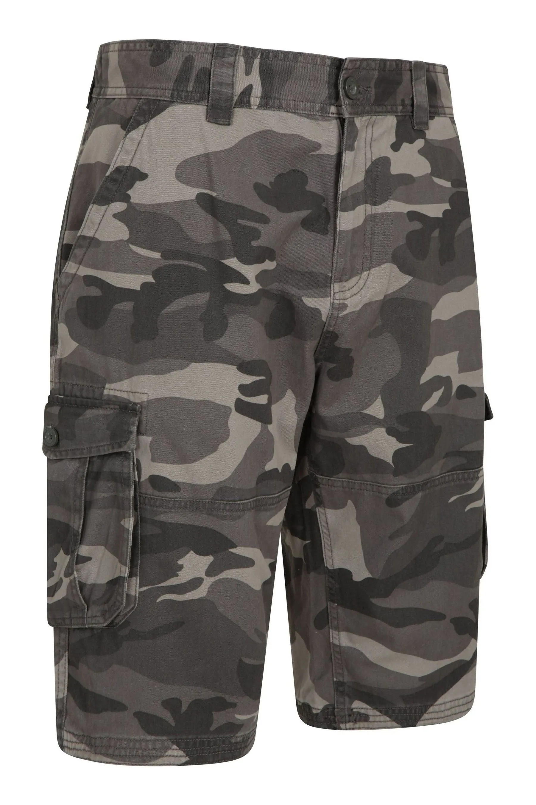 Mountain Warehouse Mens Camo 100% Cotone Pantaloncini cargo leggeri
