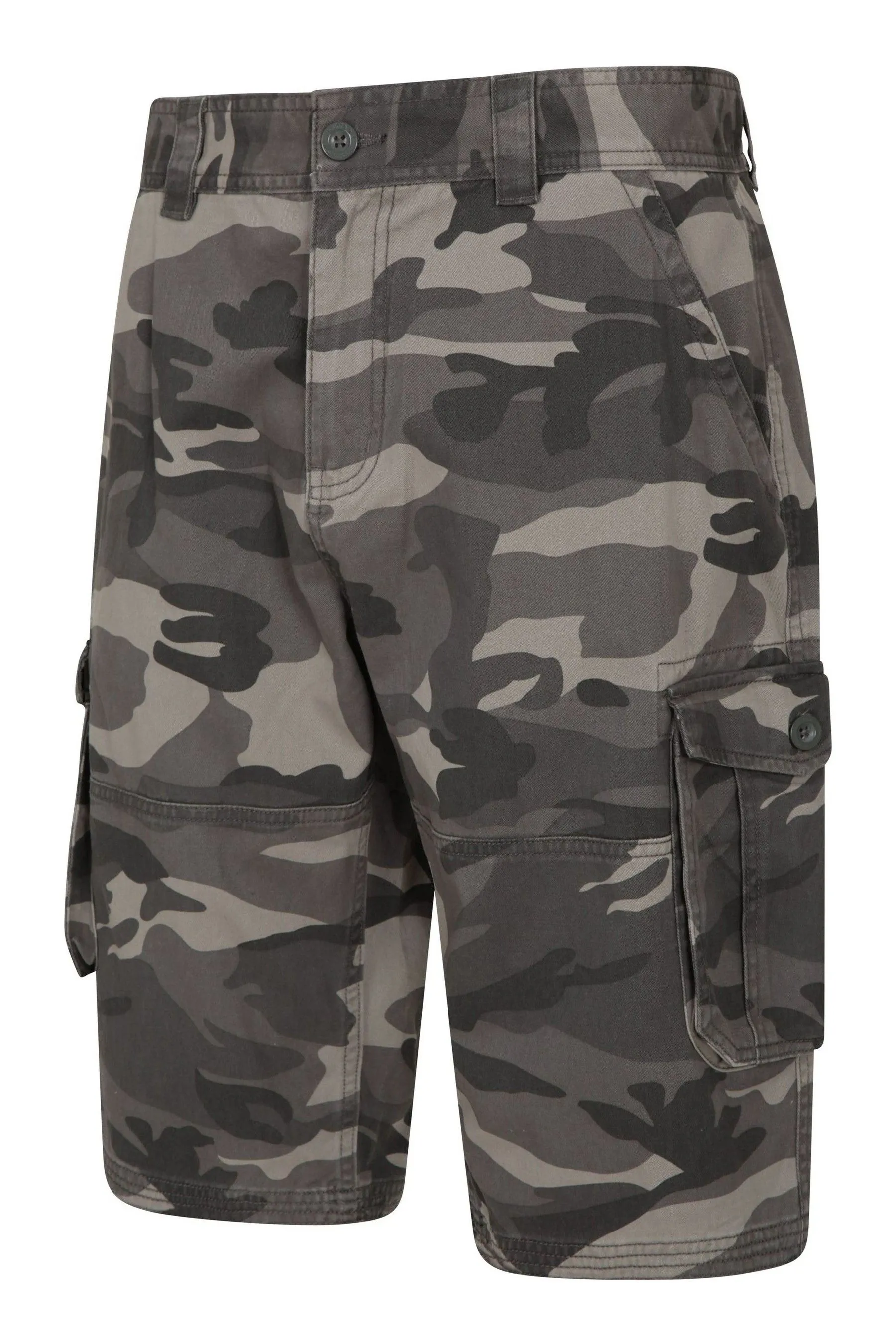 Mountain Warehouse Mens Camo 100% Cotone Pantaloncini cargo leggeri