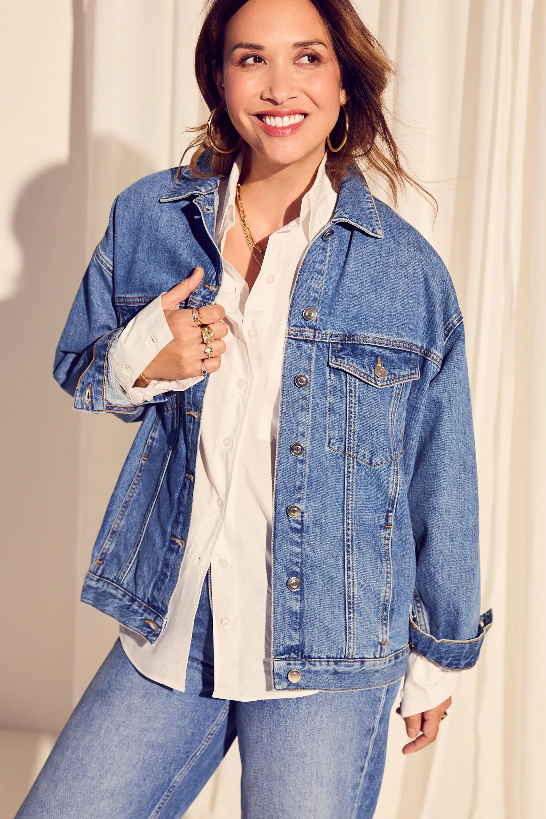 Myleene Klass - Blu Denim oversize - Giacca