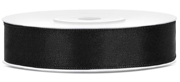 Nastro regalo nero 25m