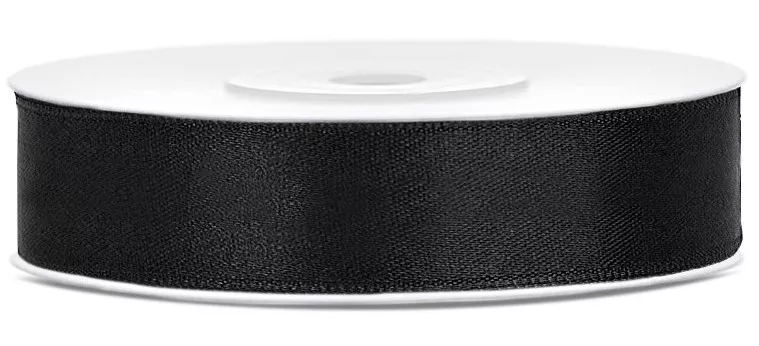 Nastro regalo nero 25m