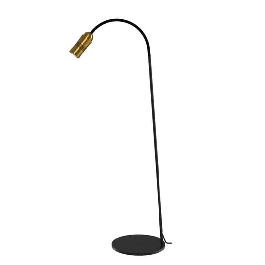 Neo! Floor piantana LED dimming ottone/nero