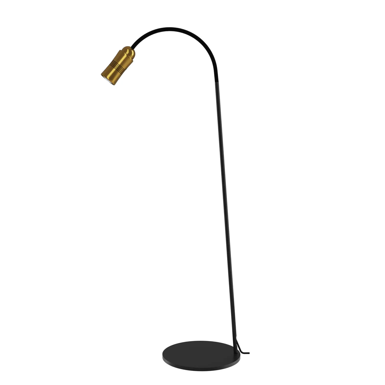 Neo! Floor piantana LED dimming ottone/nero