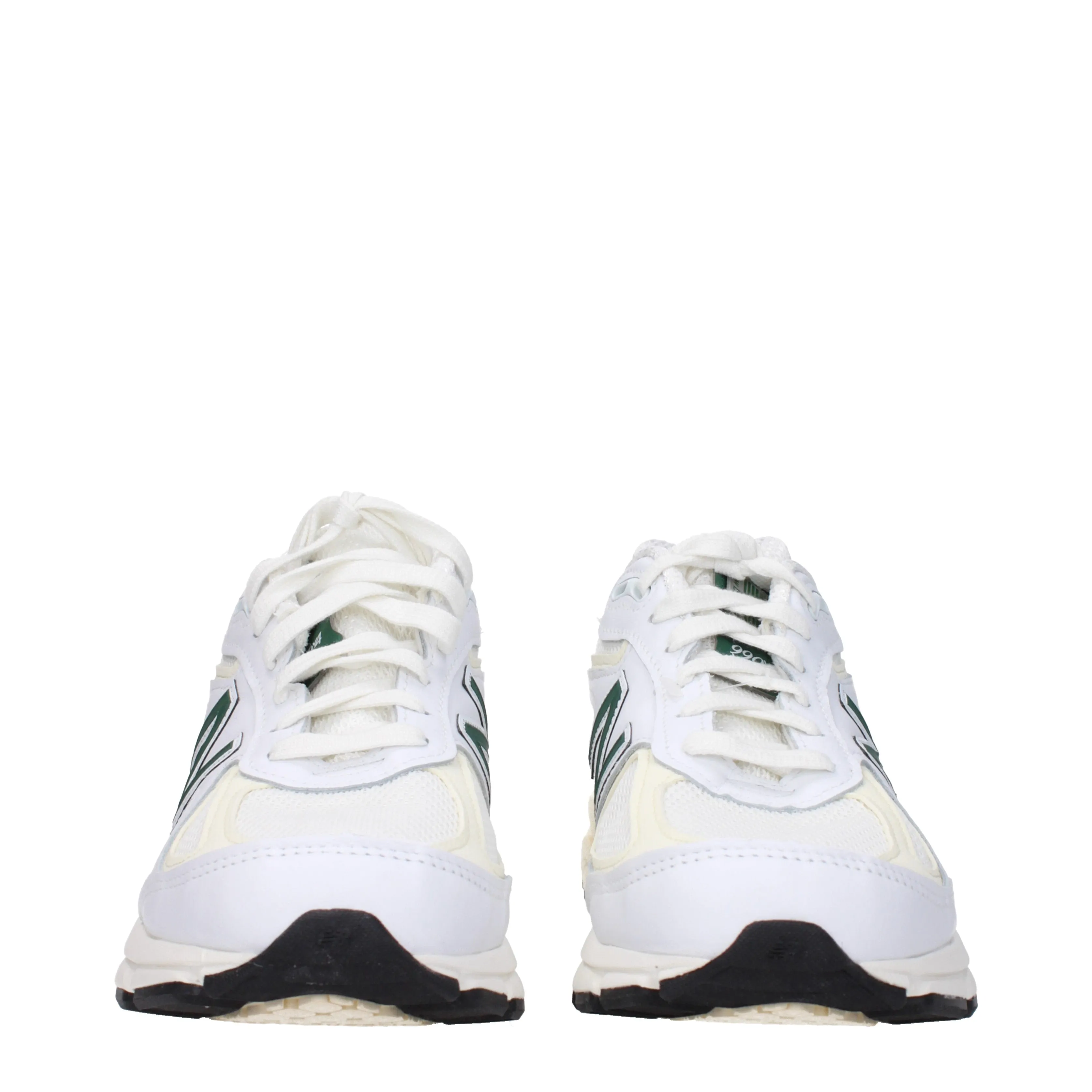 New Balance Sneakers 990 Uomo Pelle Bianco/Verde