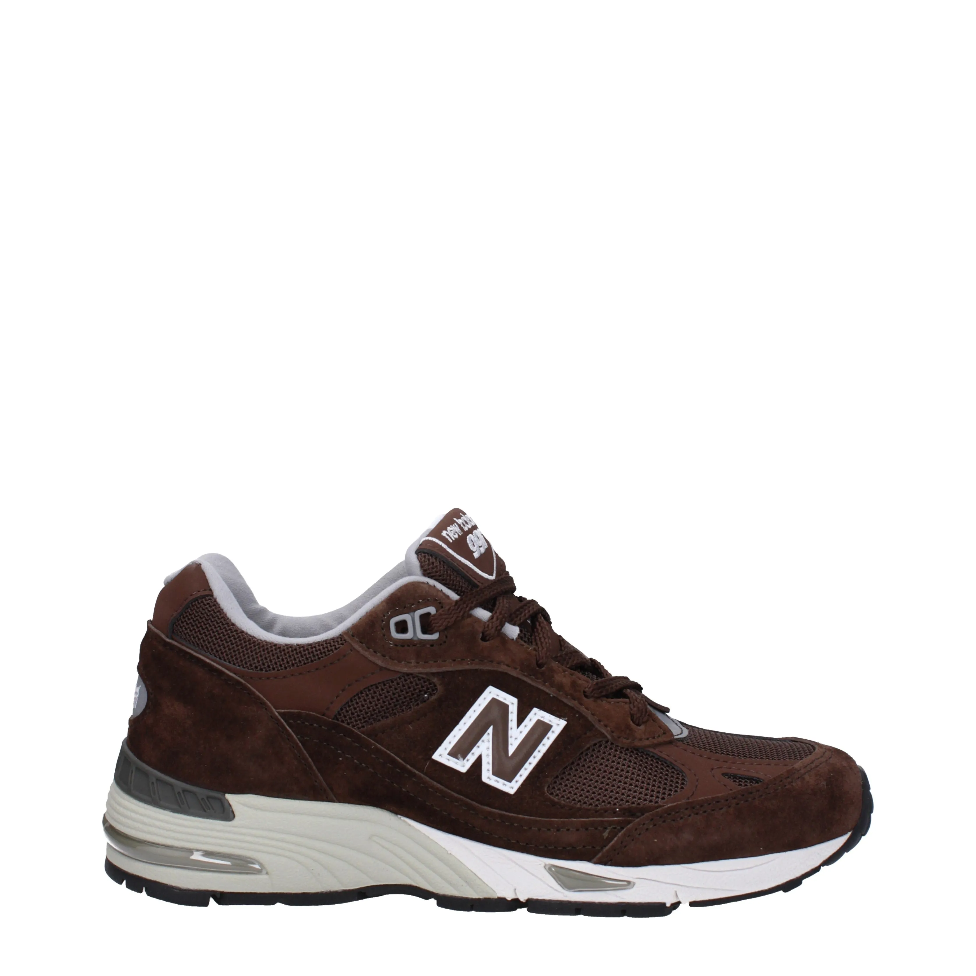 New Balance Sneakers 991 Donna Tessuto Marrone/Testa di Moro