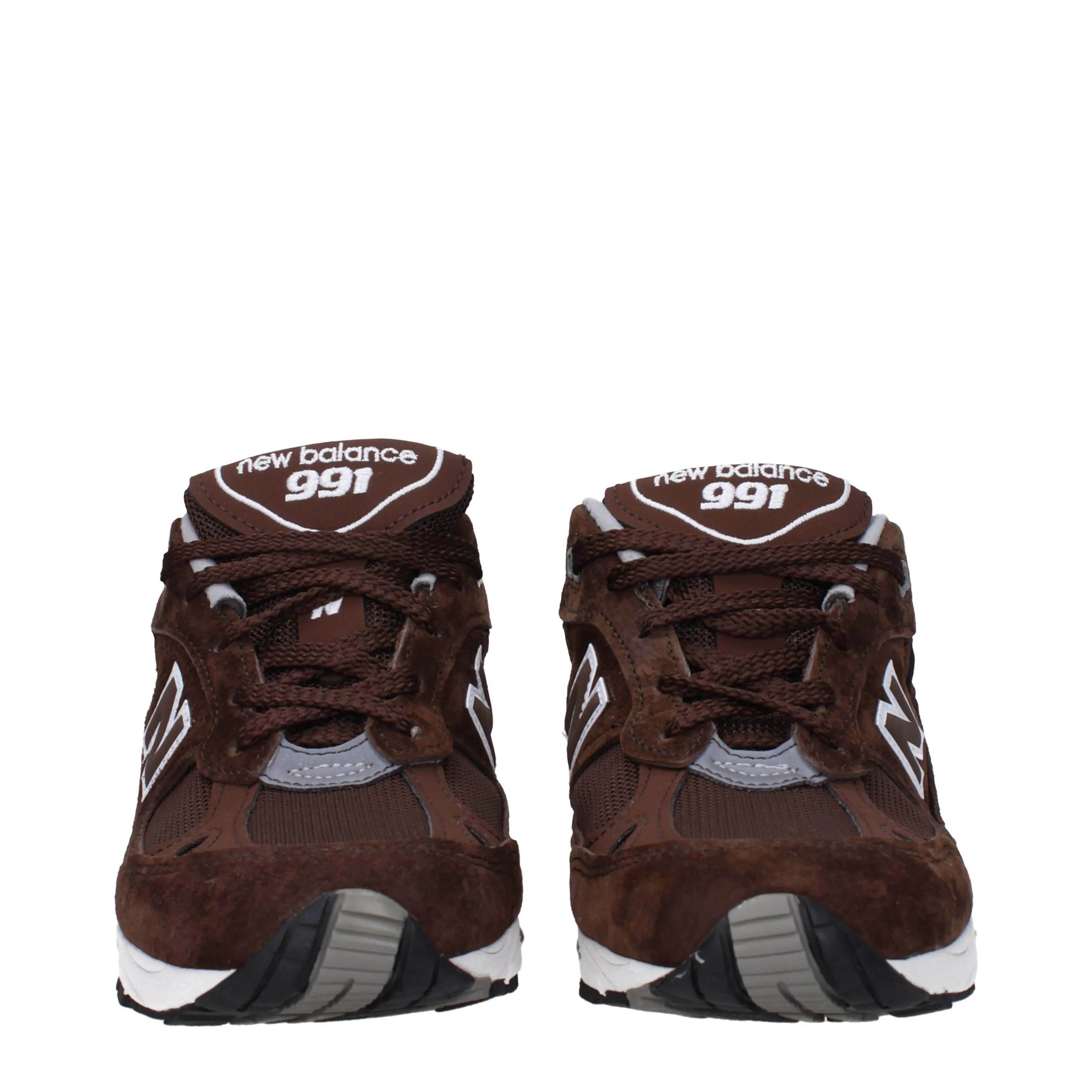 New Balance Sneakers 991 Donna Tessuto Marrone/Testa di Moro