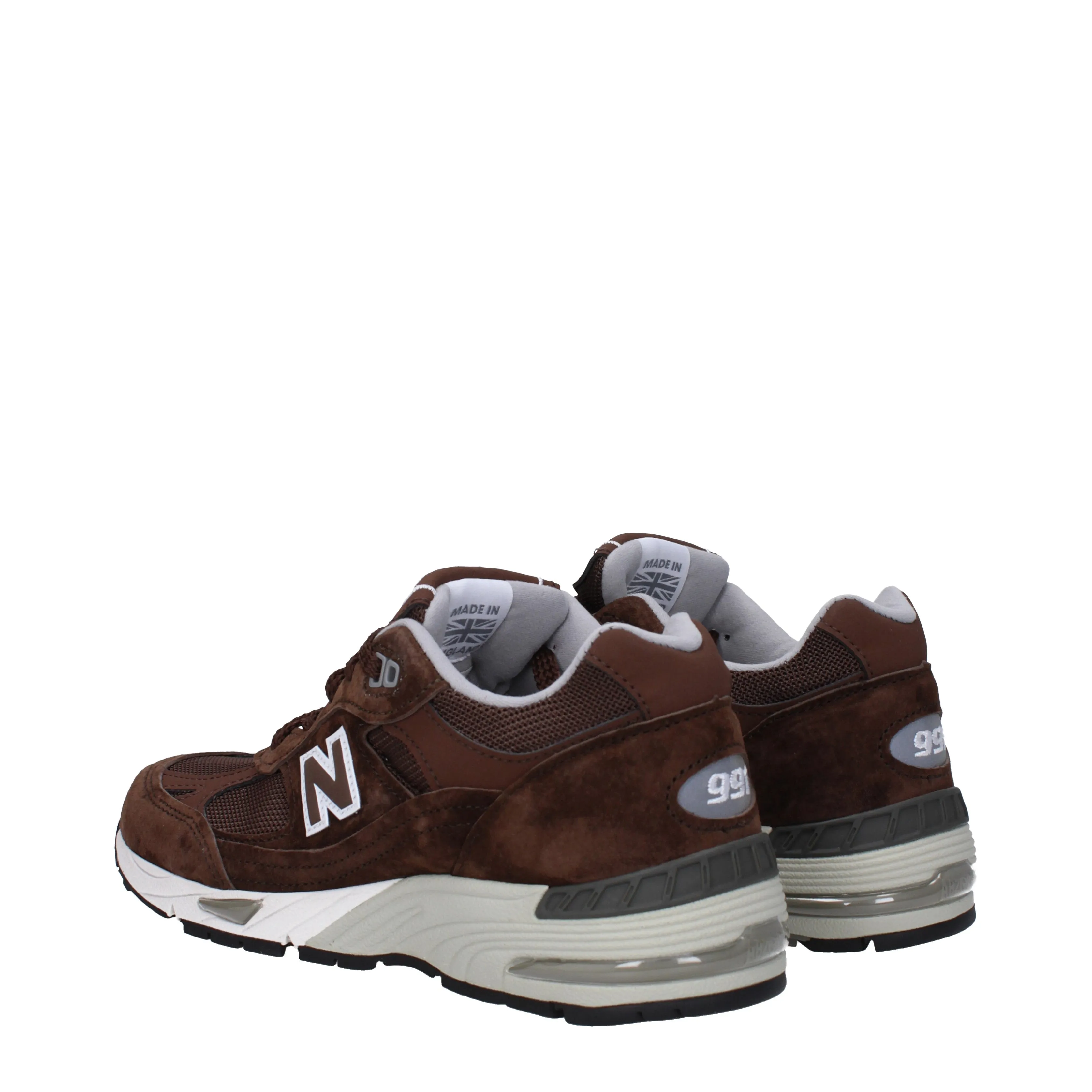 New Balance Sneakers 991 Donna Tessuto Marrone/Testa di Moro