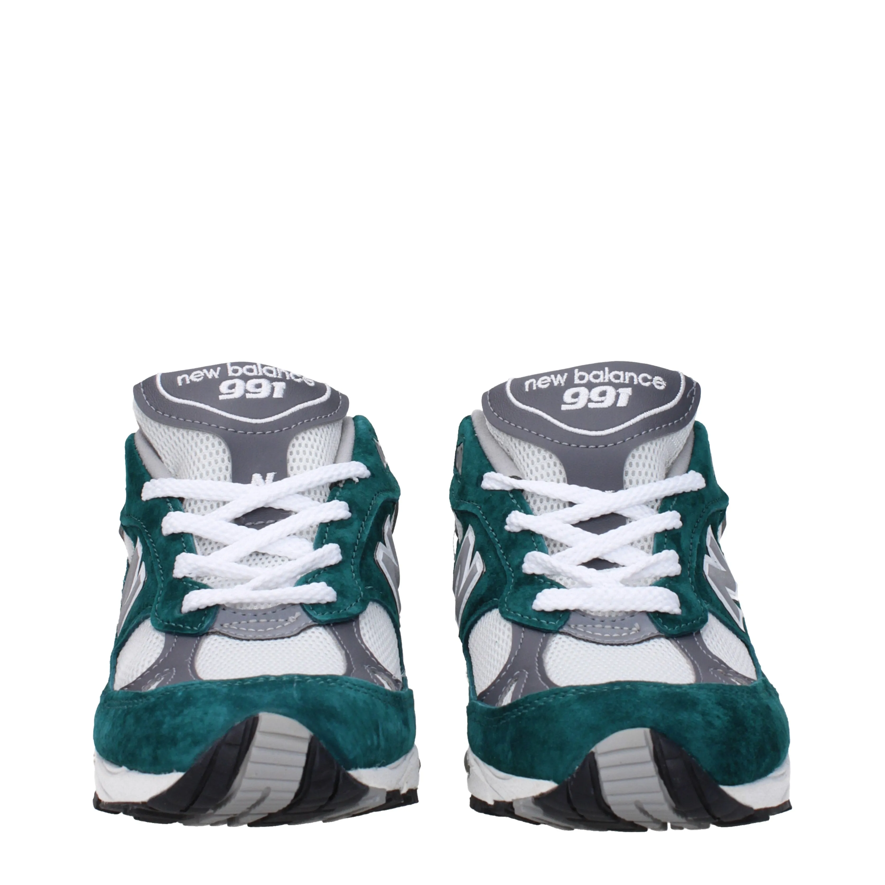 New Balance Sneakers 991 Donna Tessuto Verde