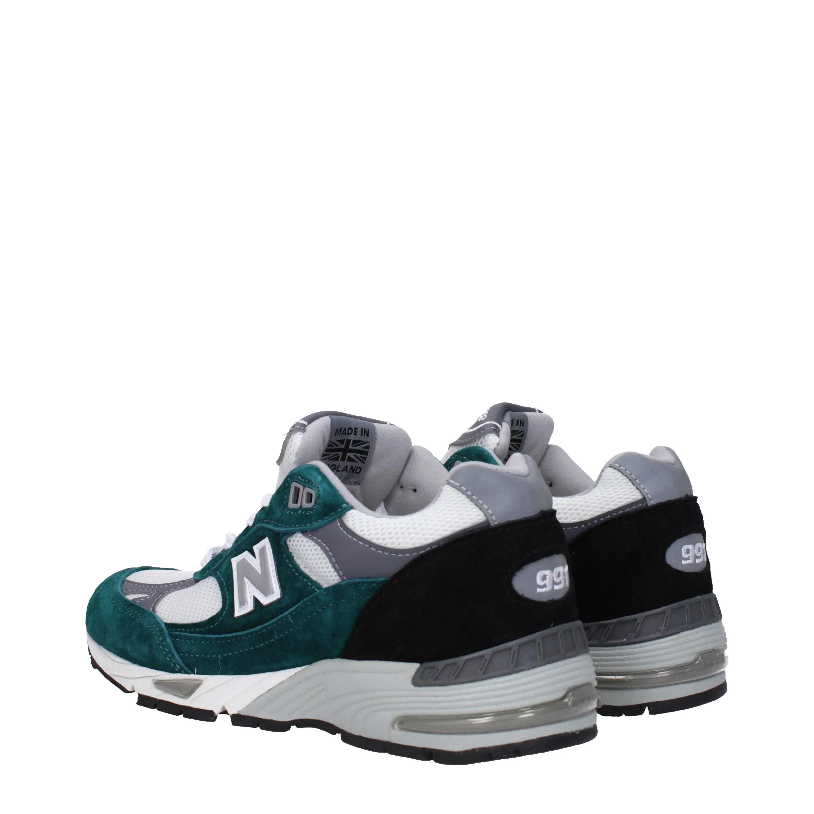 New Balance Sneakers 991 Donna Tessuto Verde