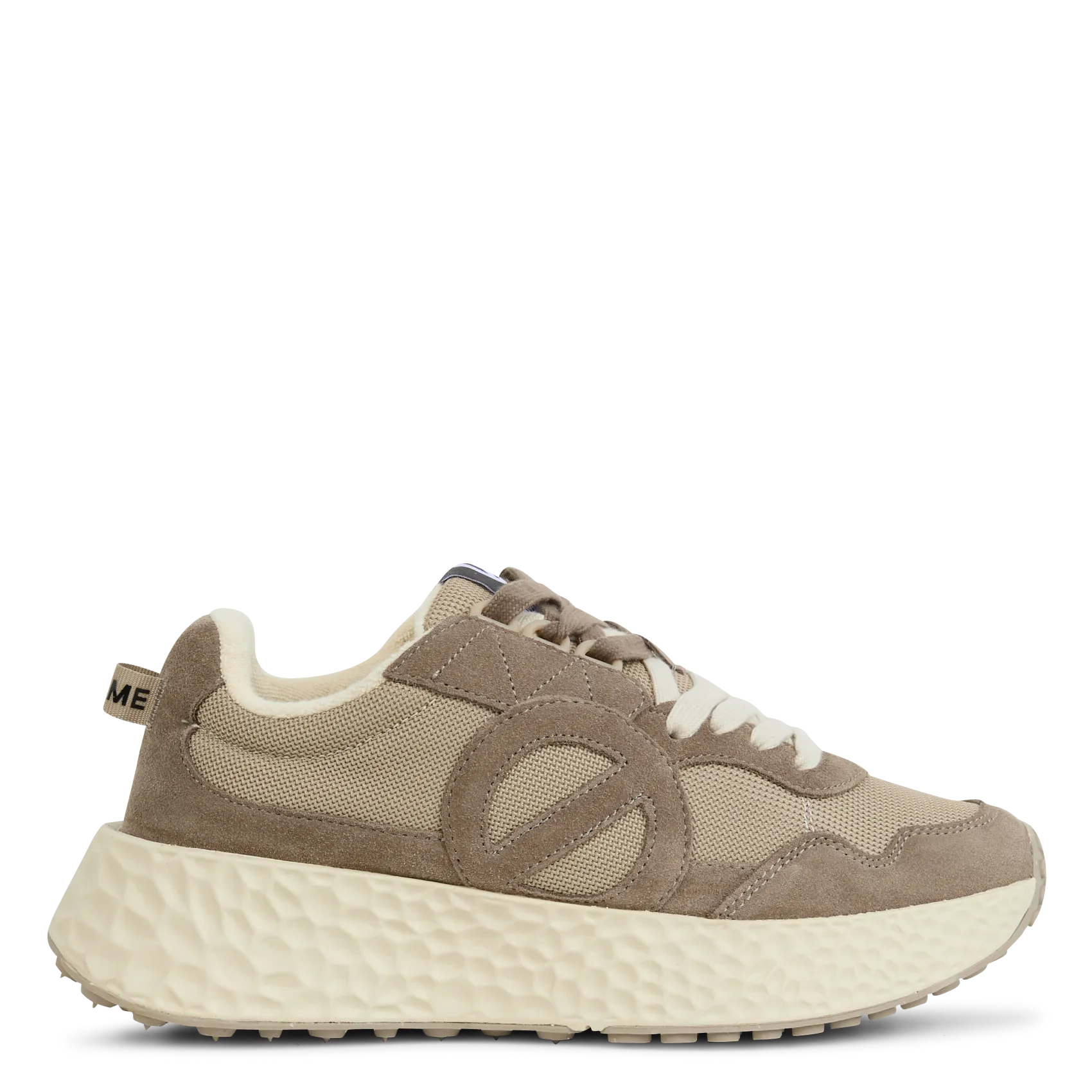  NO NAME   CARTER - Sneakers con zeppa in doppio materiale | Marrone