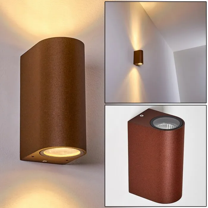 Norrelogum Applique da esterno Ruggine, 2-Luci