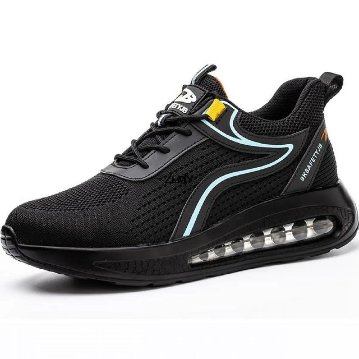 Nuove scarpe antinfortunistiche da uomo Sneaker con punta in acciaio Sport Cuscino d'aria Stivali riflettenti antinfortunistici