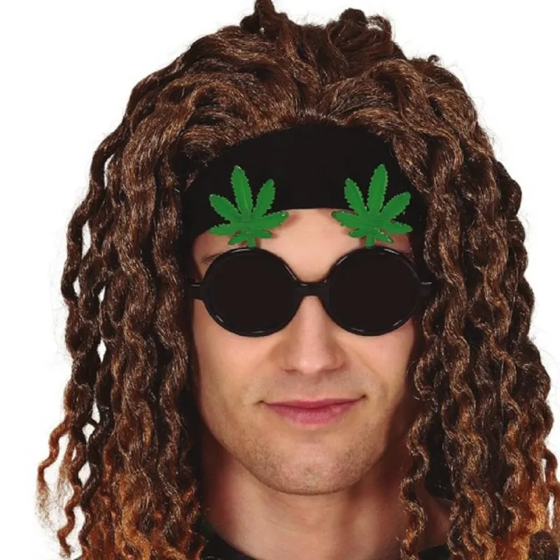 Occhiali da sole marijuana foglie cannabis  hippie occhiali divertenti
