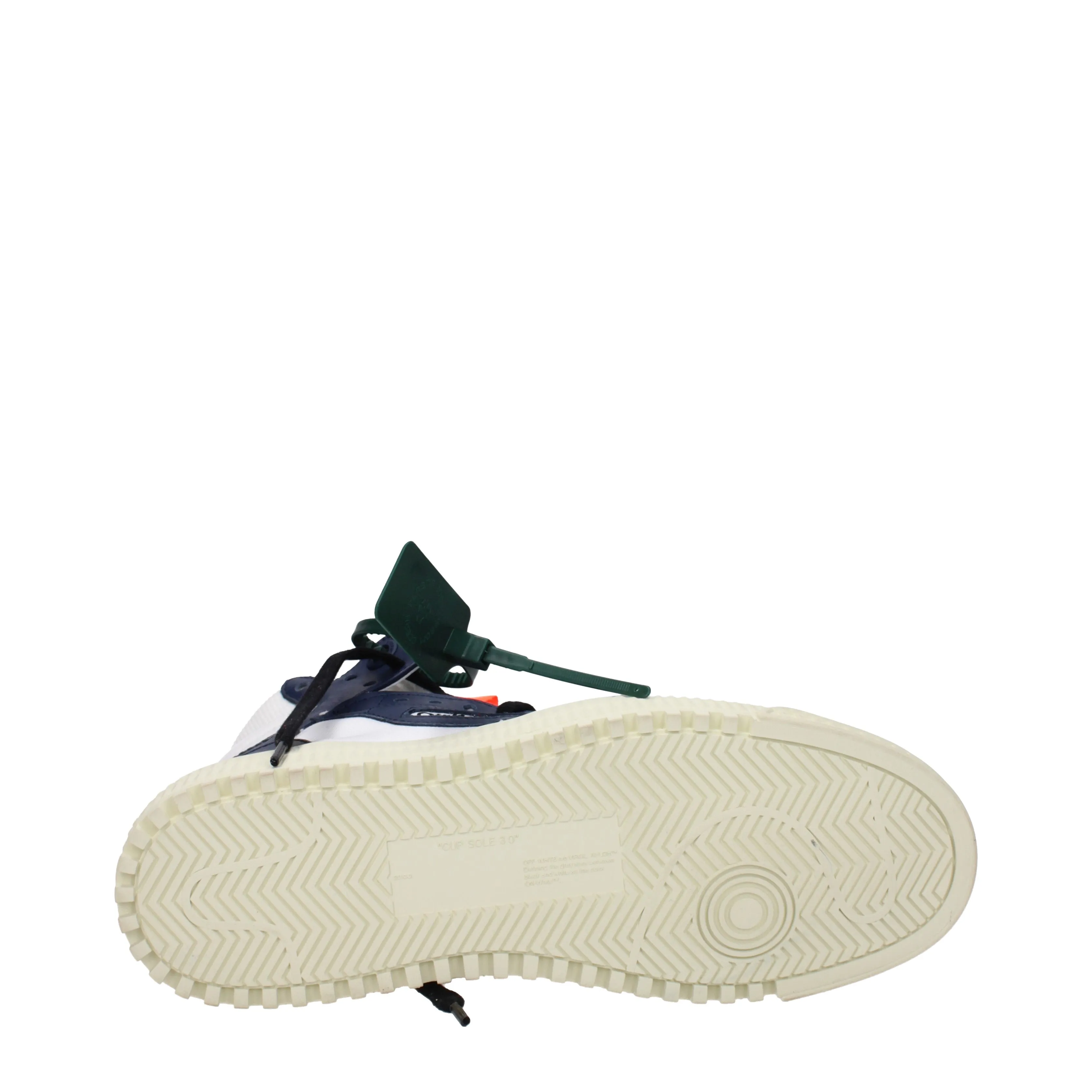 Off-White Sneakers 3.0 Uomo Pelle Bianco/Blu Scuro