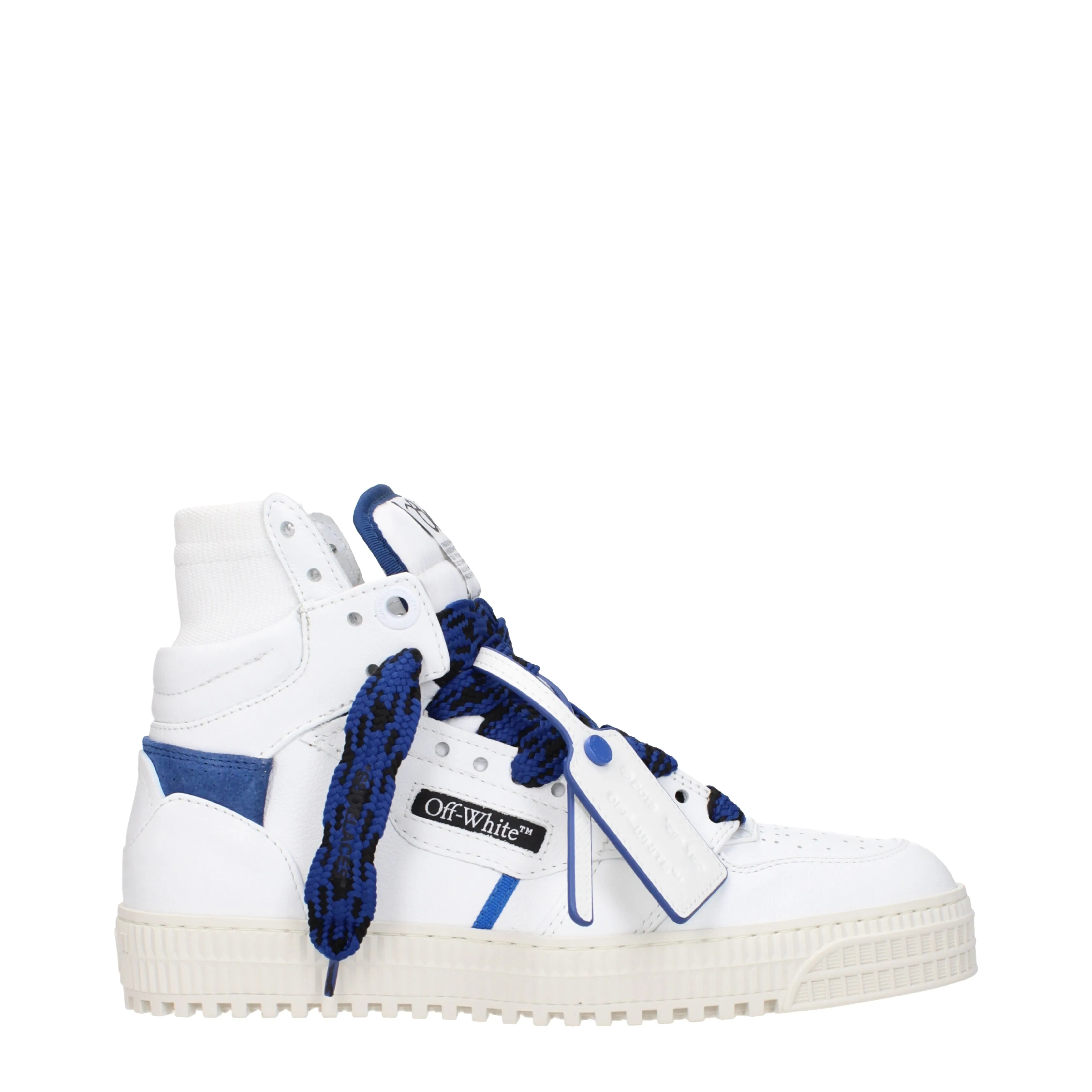 Off-White Sneakers 3.0 Uomo Pelle Bianco/Blu