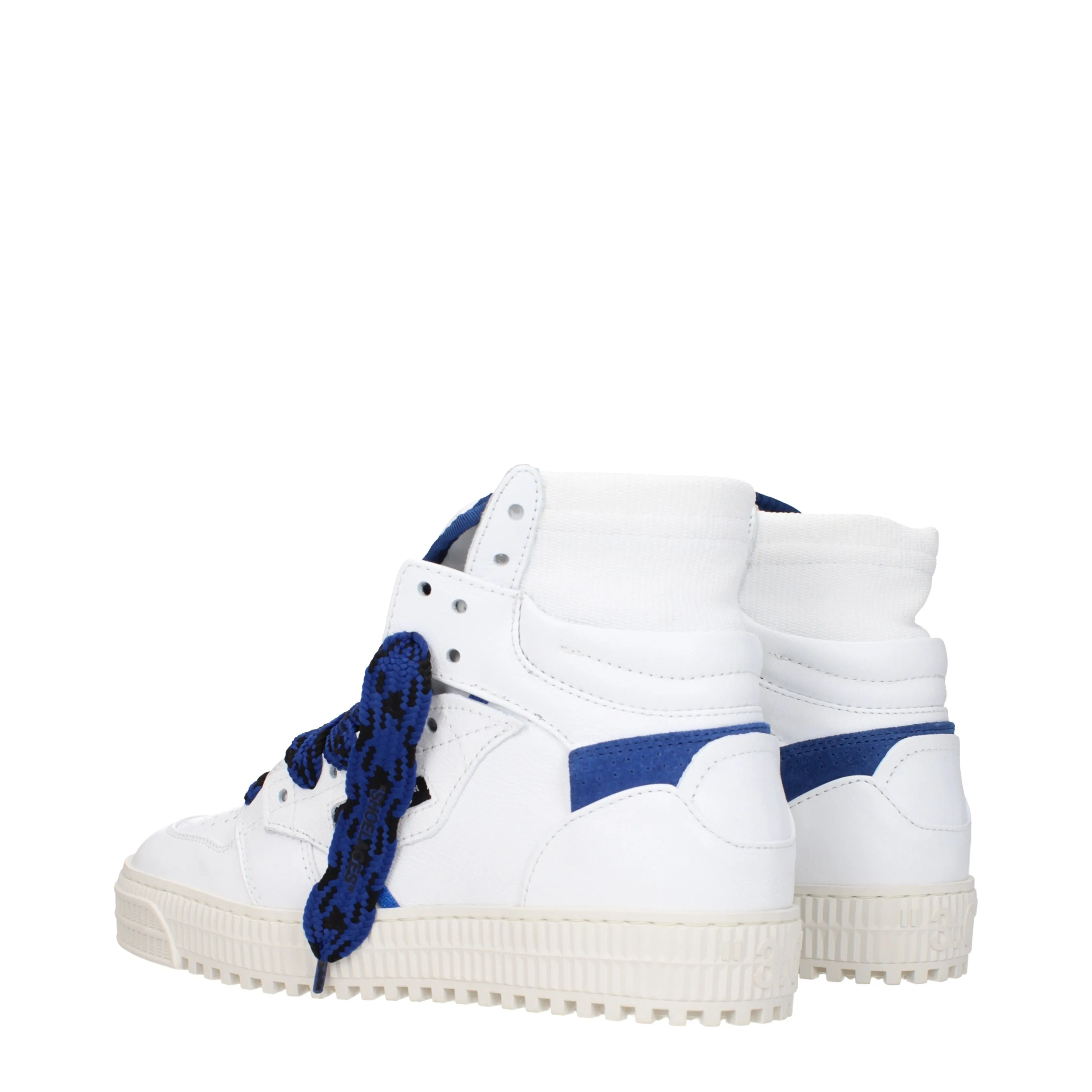 Off-White Sneakers 3.0 Uomo Pelle Bianco/Blu