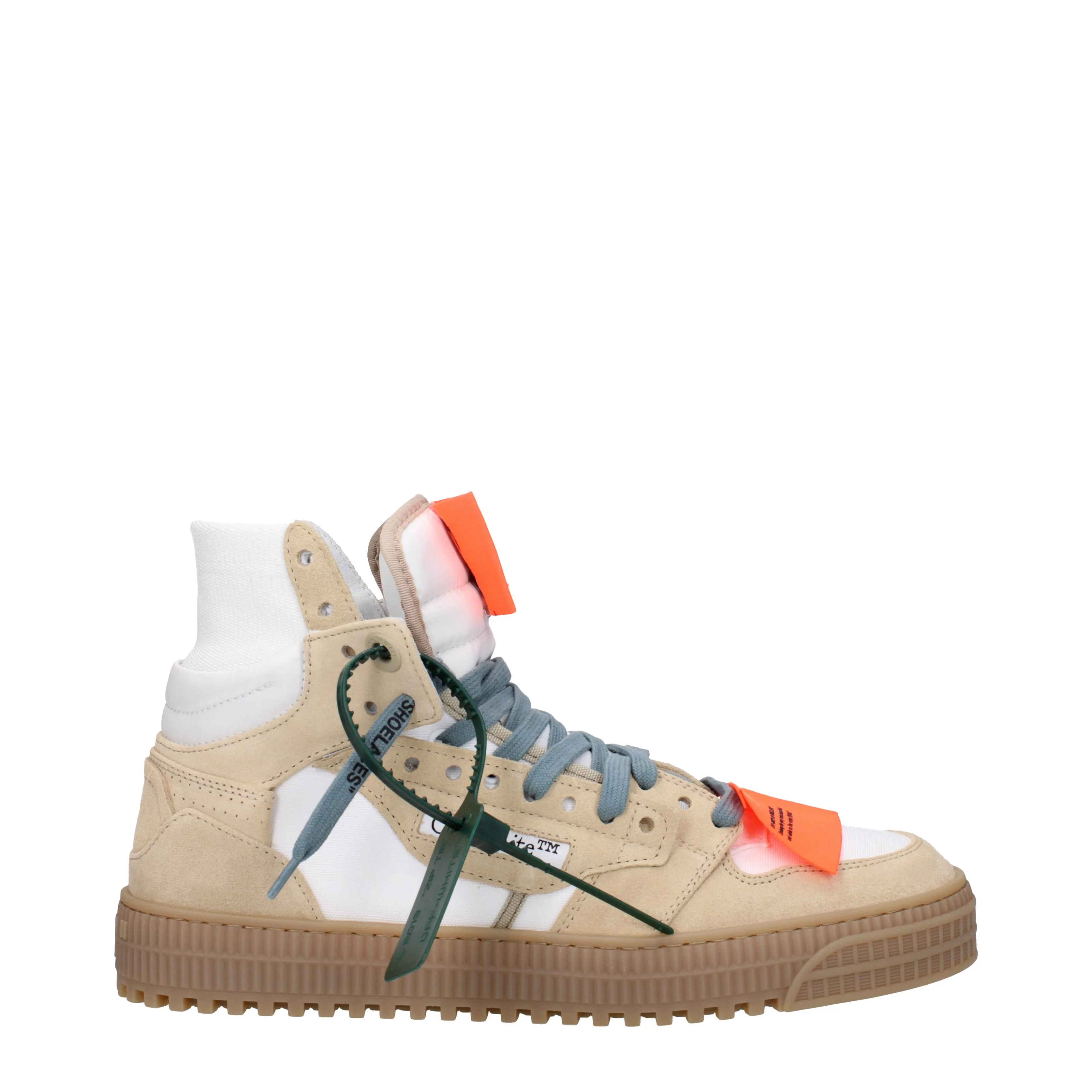 Off-White Sneakers 3.0 Uomo Tessuto Bianco/Sabbia