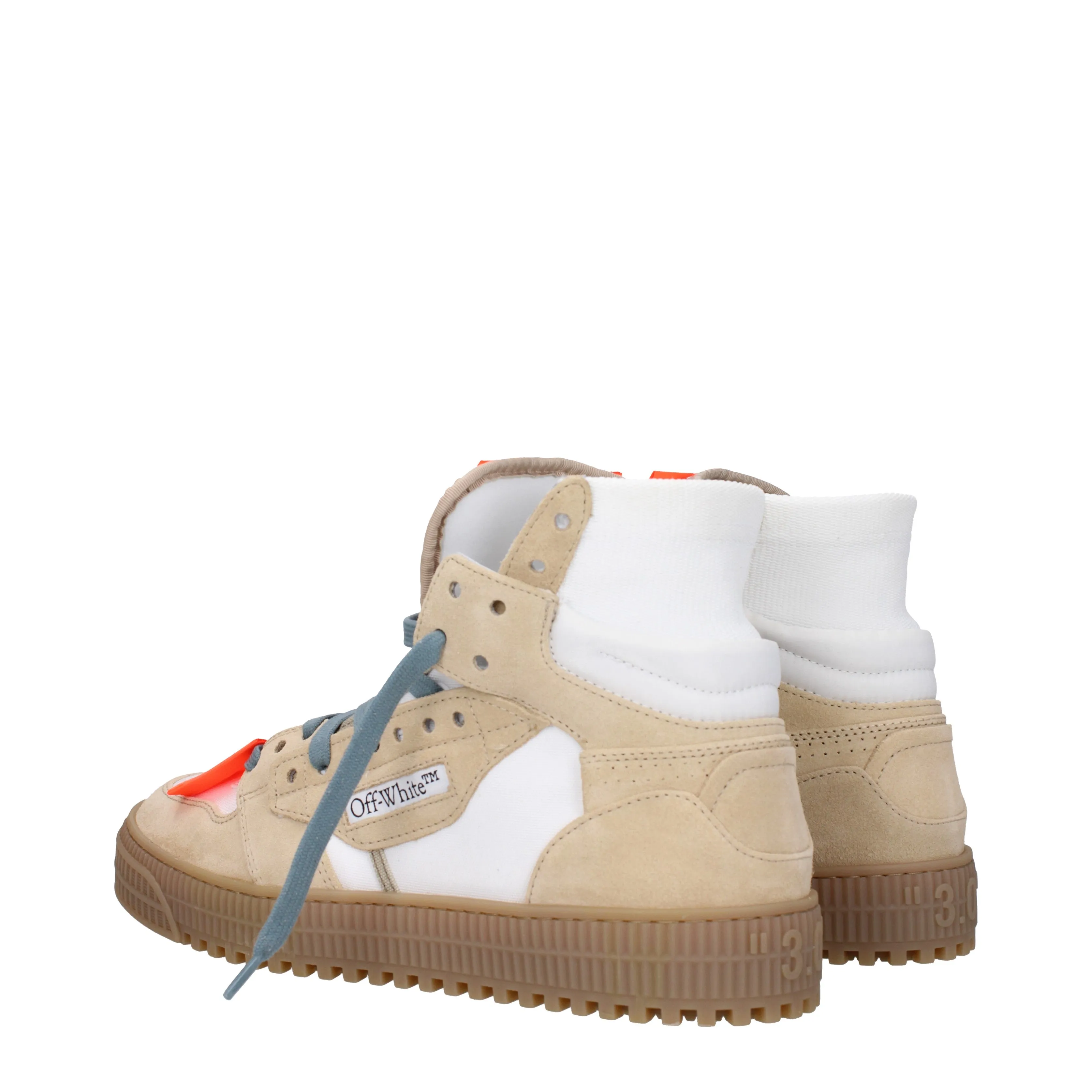 Off-White Sneakers 3.0 Uomo Tessuto Bianco/Sabbia