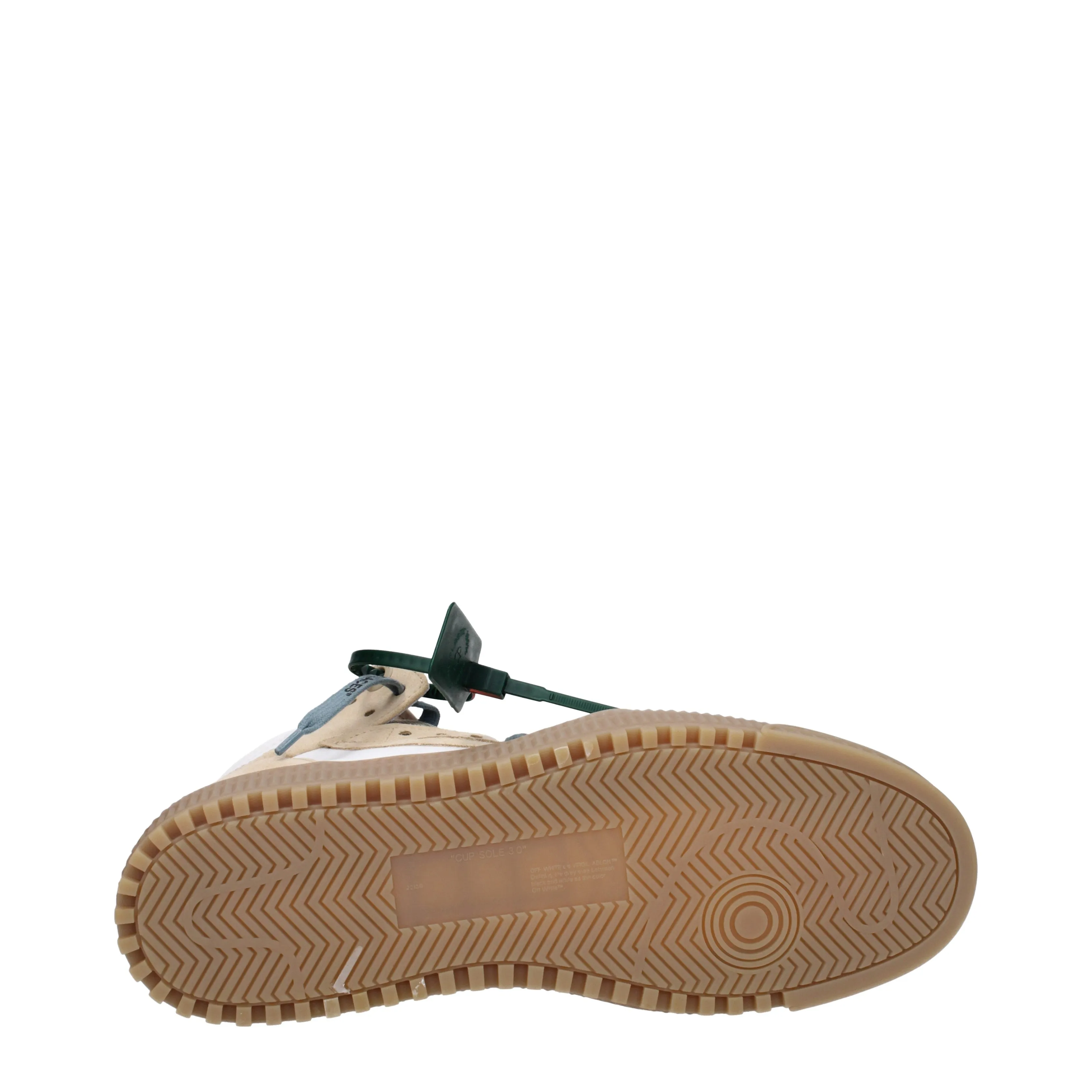 Off-White Sneakers 3.0 Uomo Tessuto Bianco/Sabbia