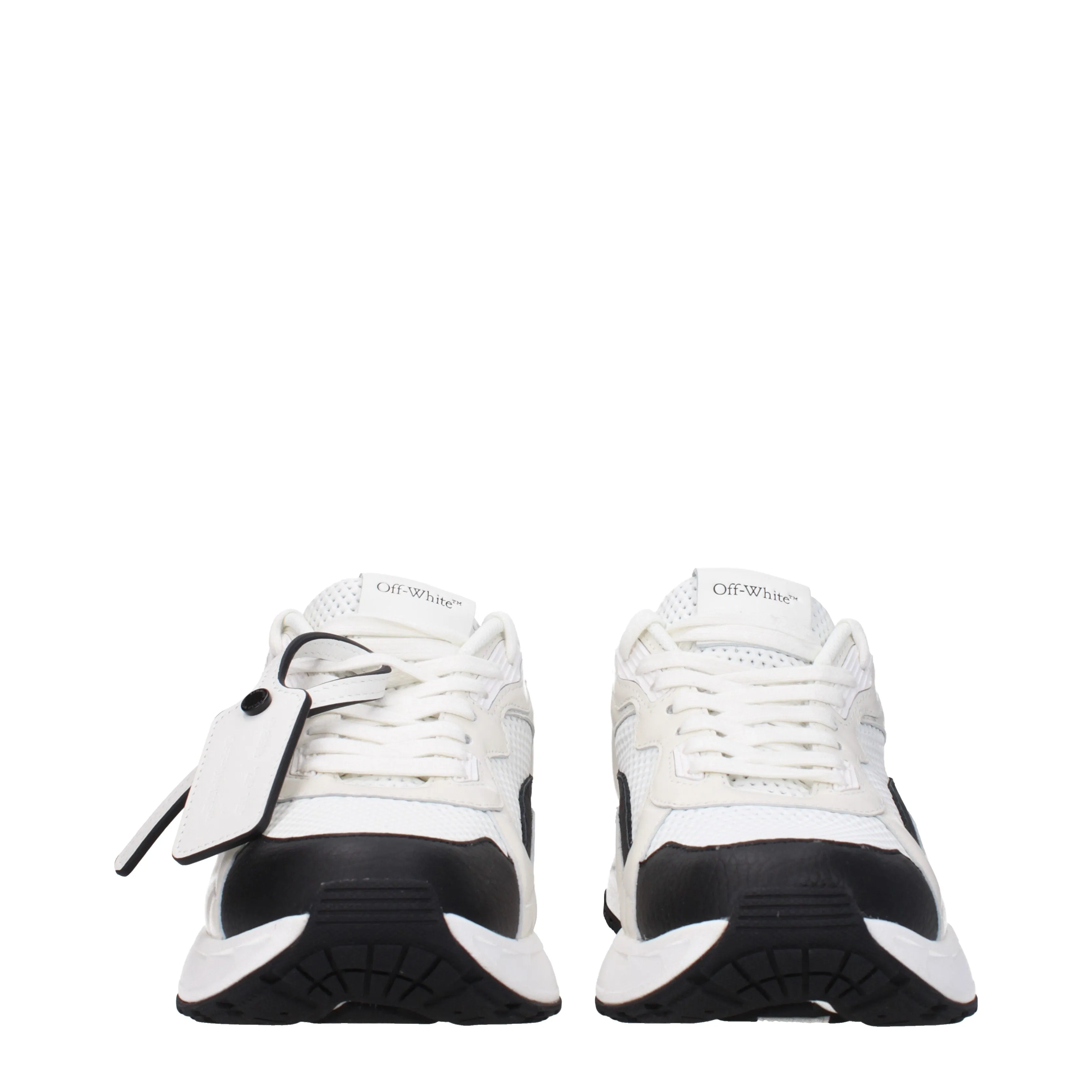 Off-White Sneakers Donna Pelle Bianco/Nero