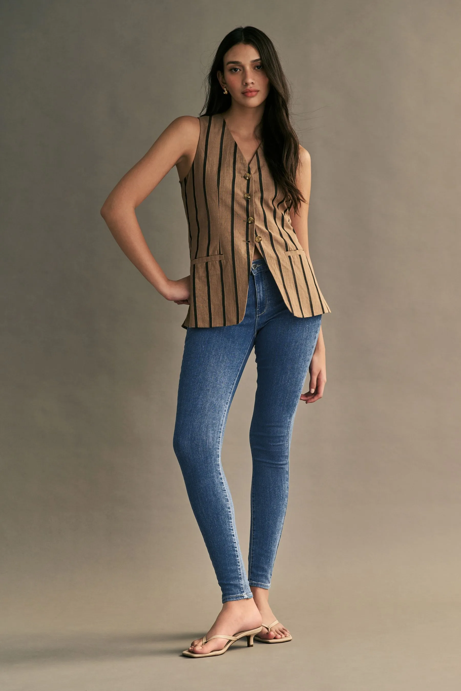 ONLY regular  - impermeabile skinny elasticizzato in vita Jeans