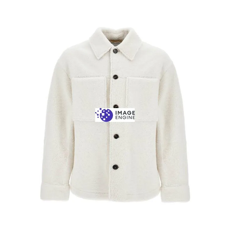 Overshirt in shearling