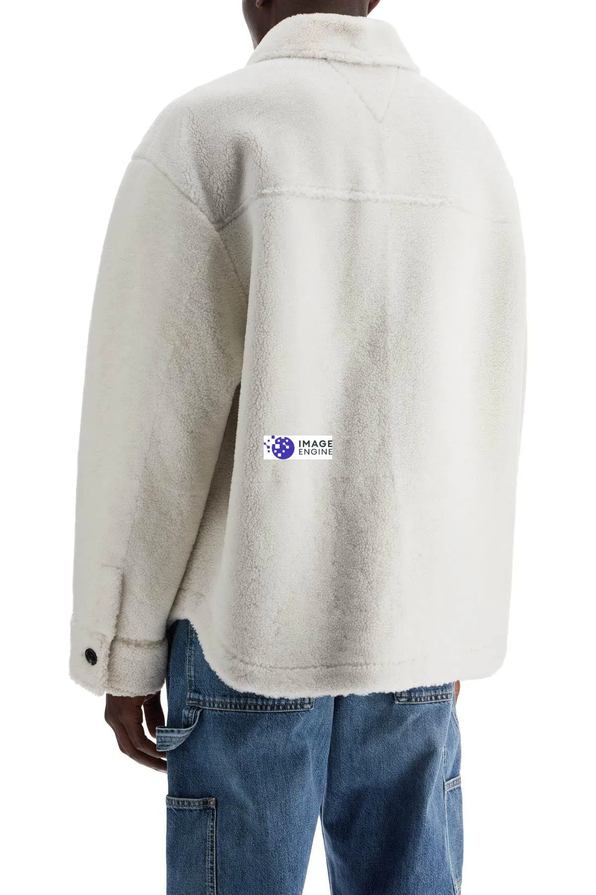 Overshirt in shearling