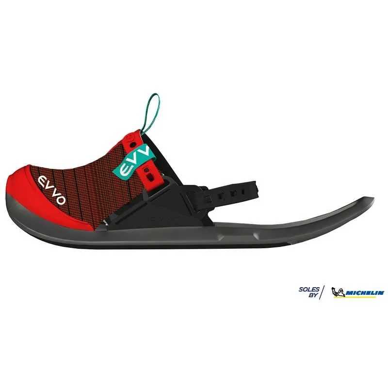 Pack EVVO racchette da neve 2 (rosso/nero) + bastoncini