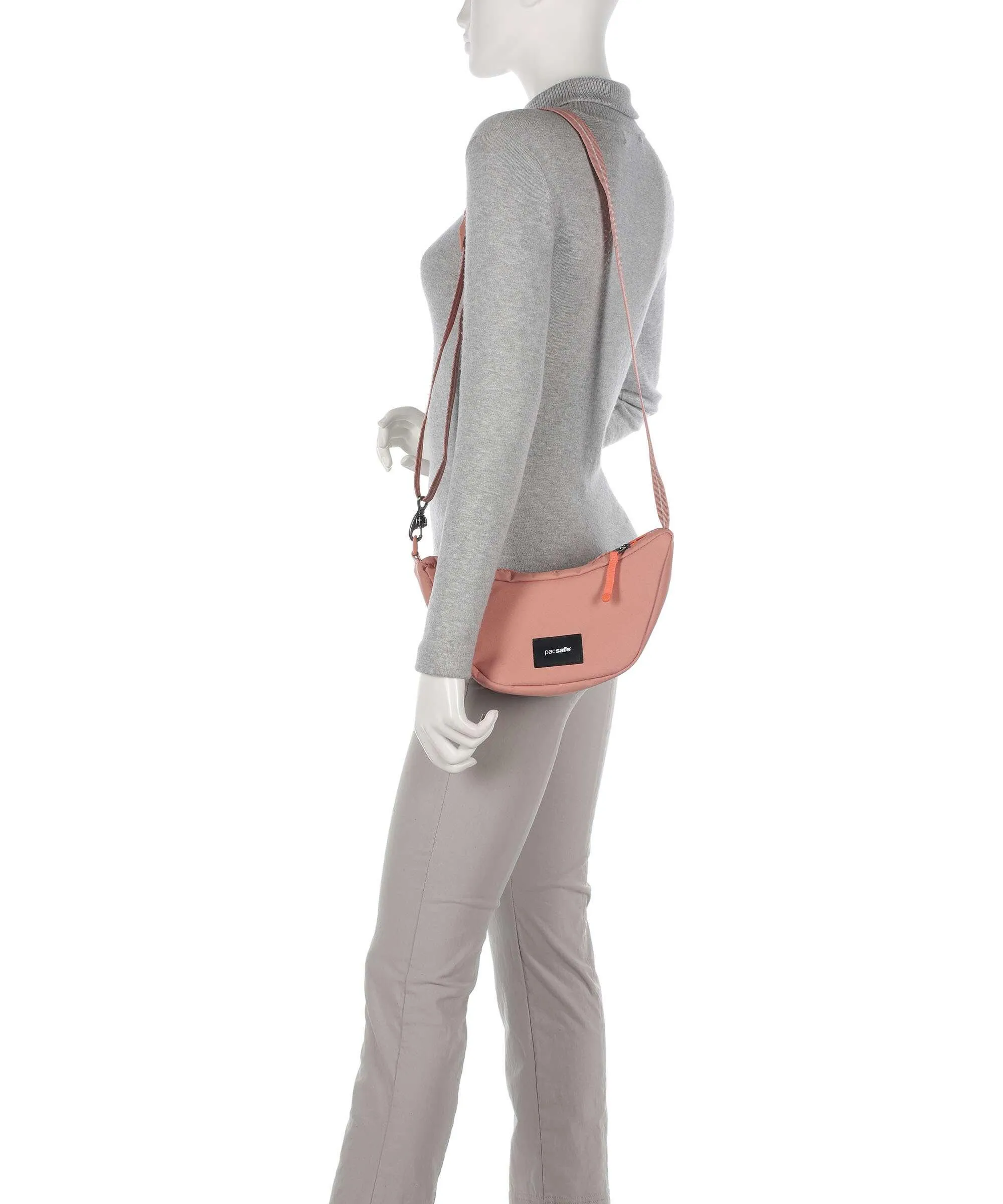  Pacsafe Go Lunar Borsa a tracolla poliestere riciclato rosa  