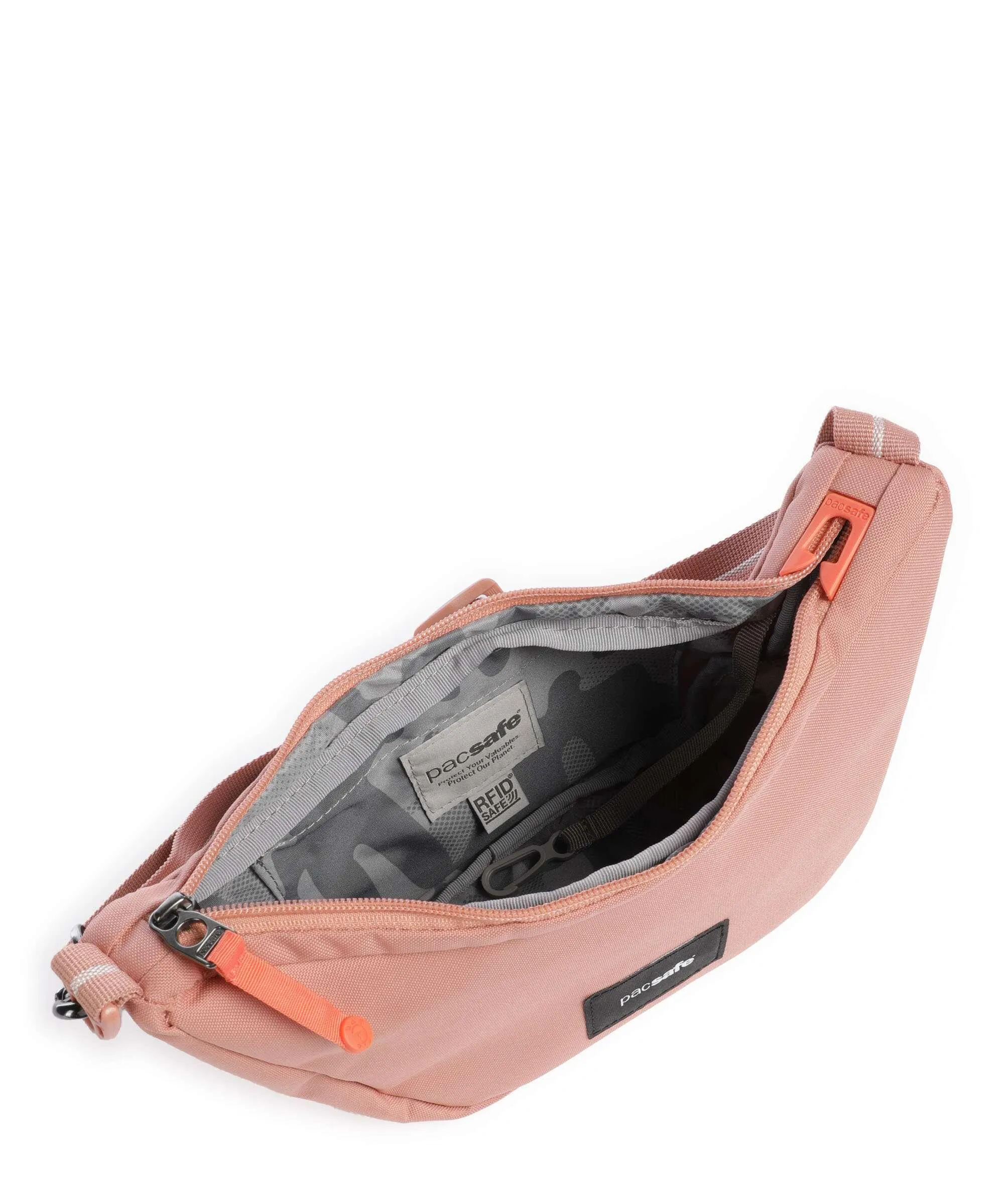  Pacsafe Go Lunar Borsa a tracolla poliestere riciclato rosa  