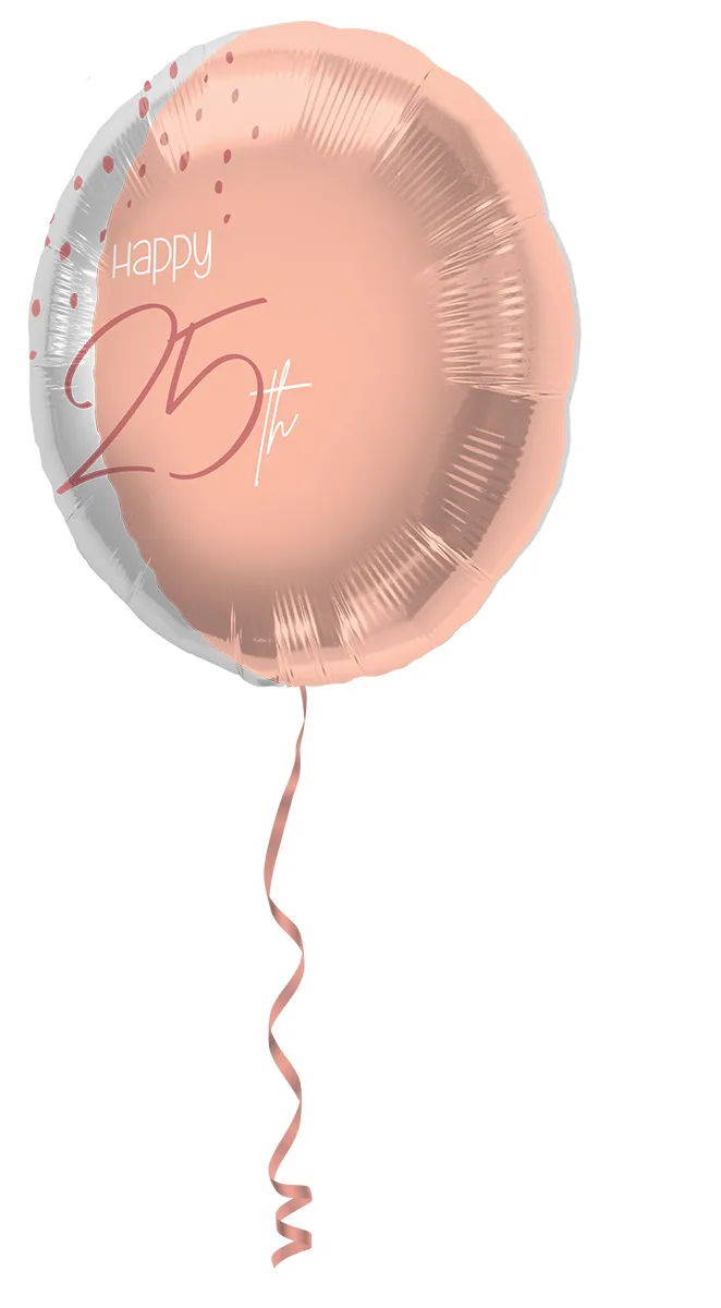 Palloncino 25° compleanno rosa