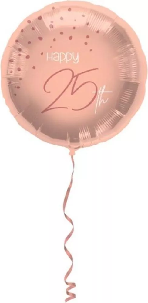 Palloncino 25° compleanno rosa