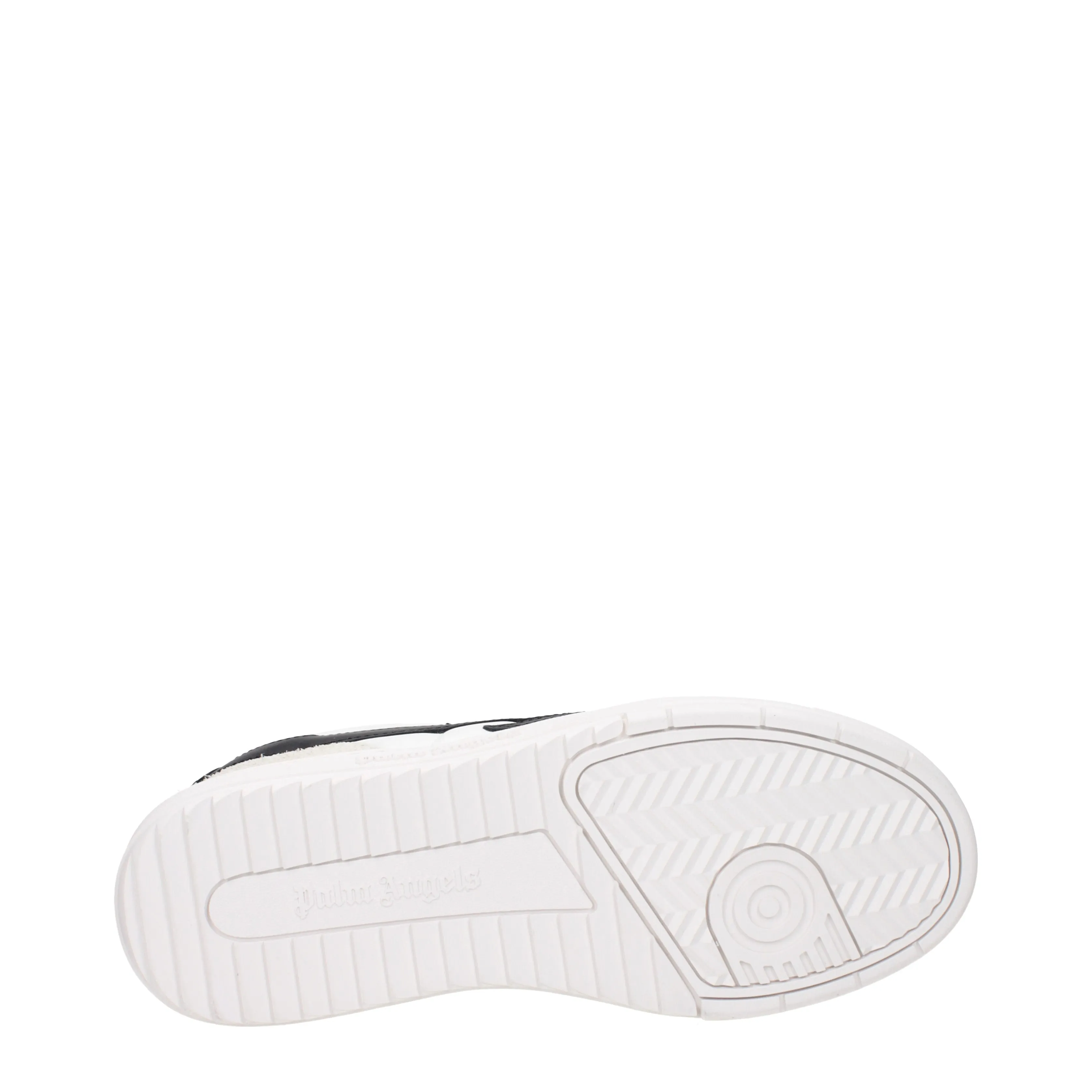 Palm Angels Sneakers University Uomo Pelle Bianco/Nero