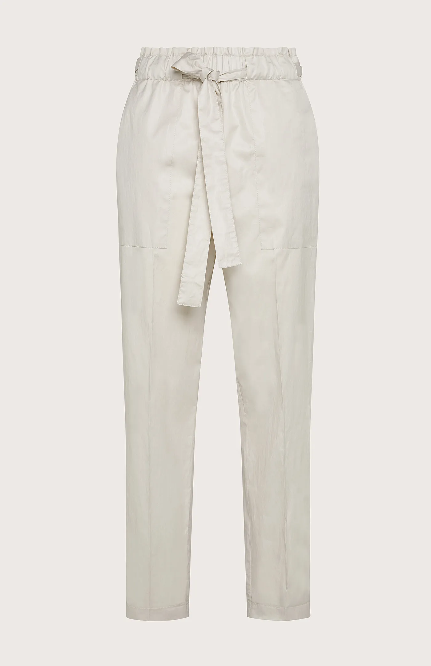 Pantalone a carota in gabardina