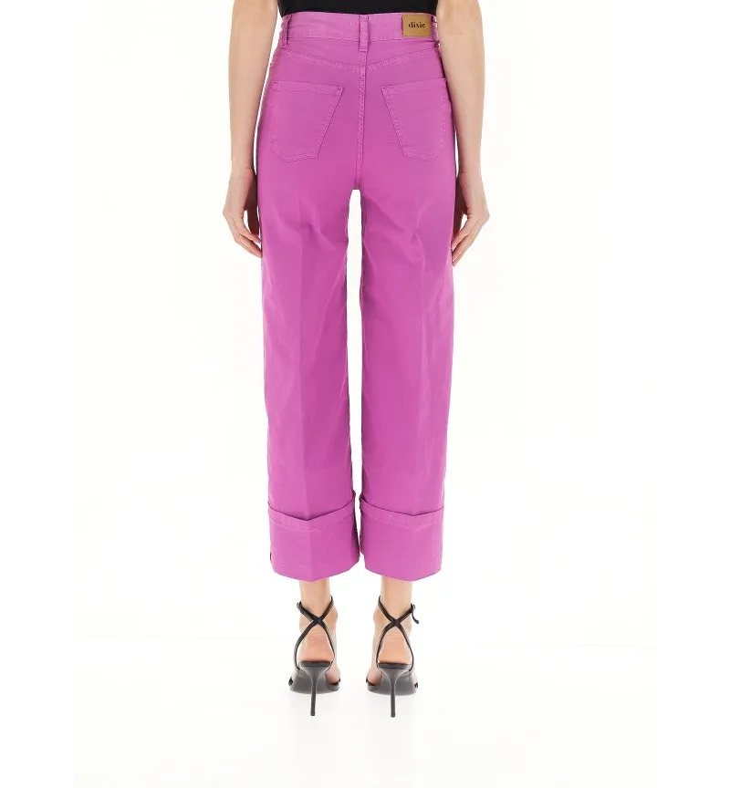 Pantalone con risvolto