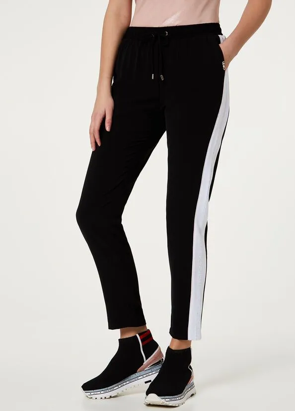 Pantalone con strass