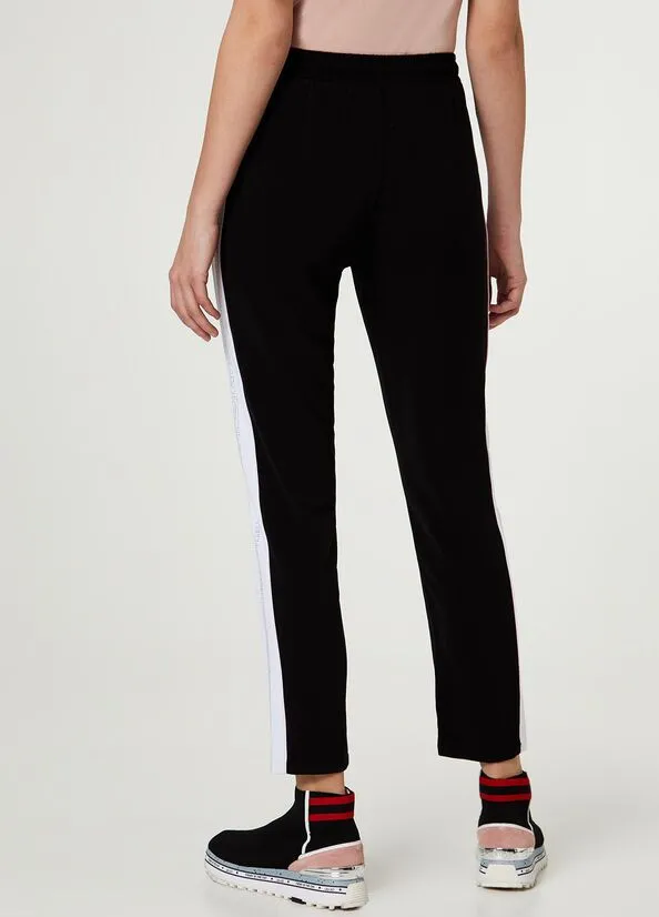 Pantalone con strass
