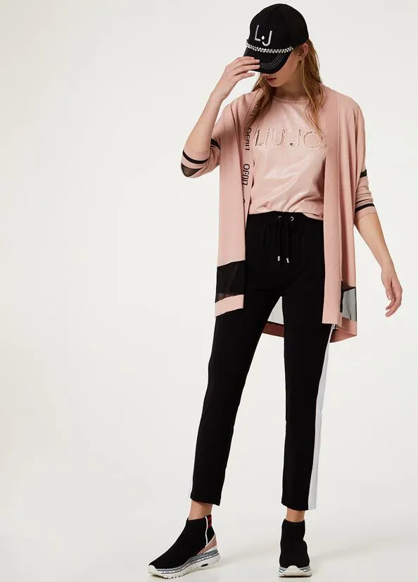 Pantalone con strass