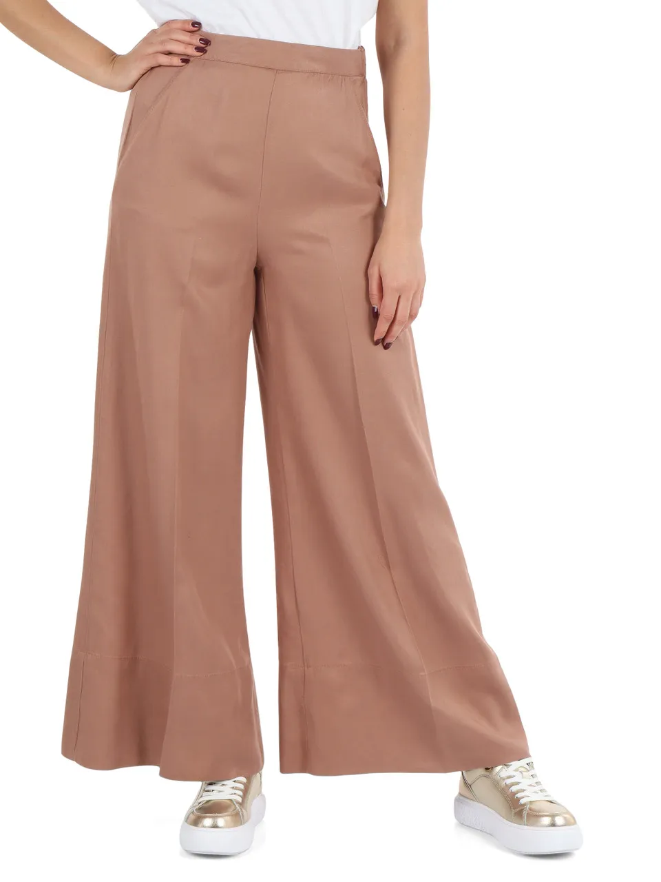 Pantalone in twill di lyocell PAOLINA