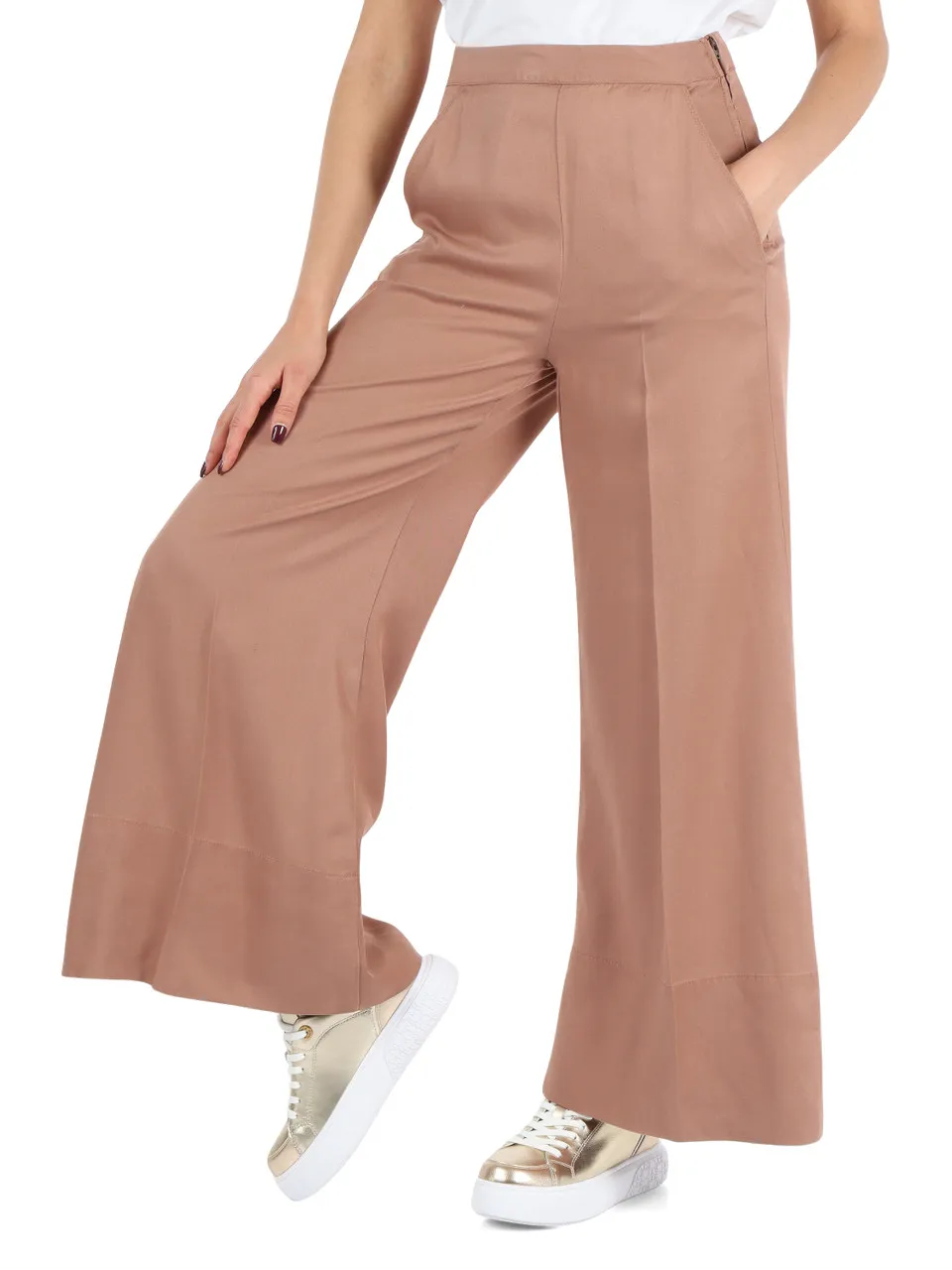Pantalone in twill di lyocell PAOLINA