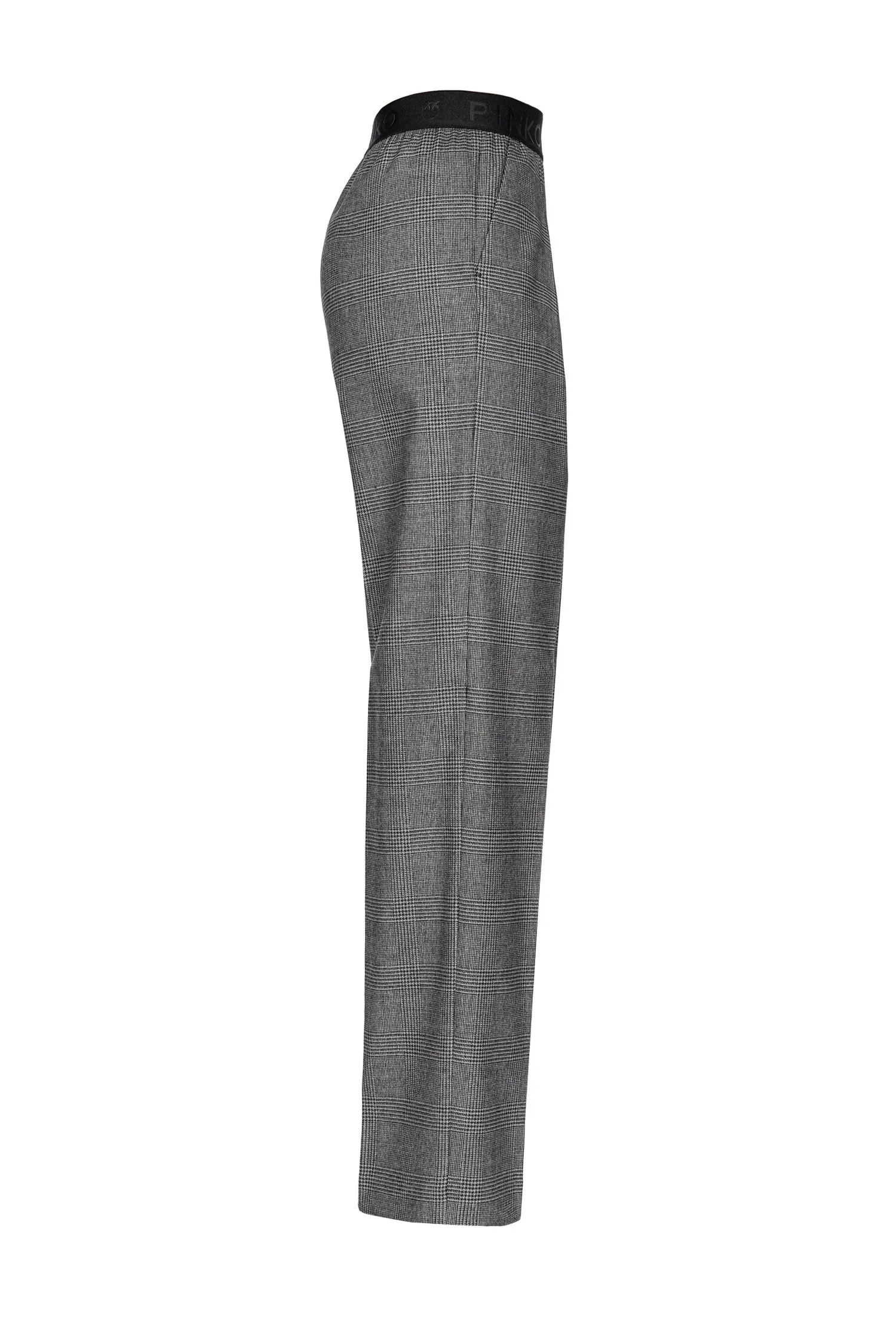 PANTALONE "PALMA" IN MISTO LANA CON STAMPA PRINCIPE DI GALLES