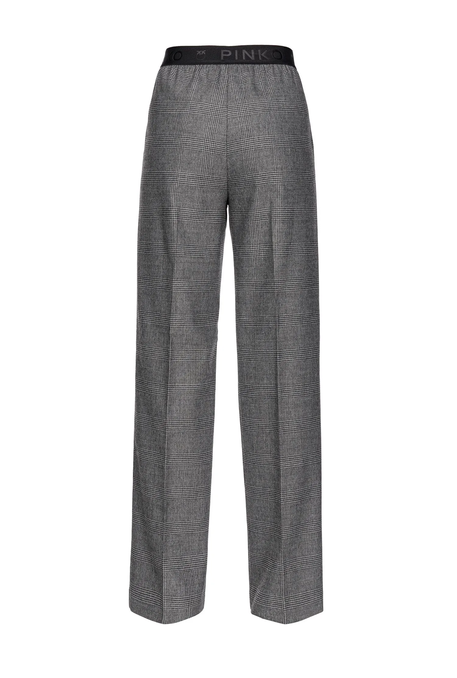 PANTALONE "PALMA" IN MISTO LANA CON STAMPA PRINCIPE DI GALLES