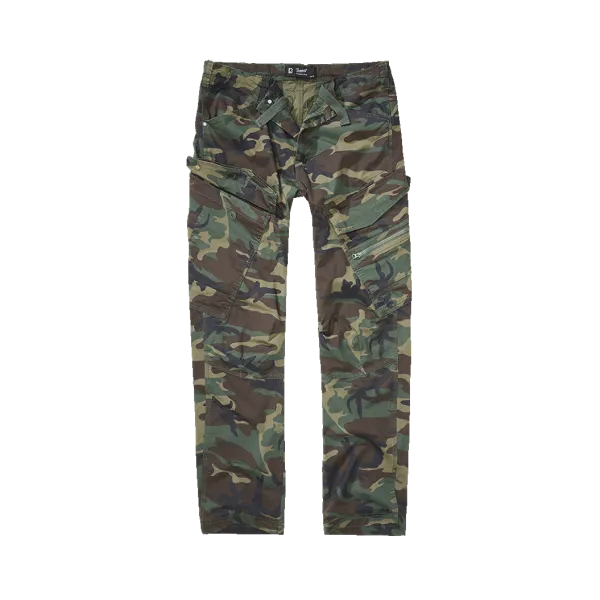 Pantaloni Adven elasticizzati mimetico Woodland