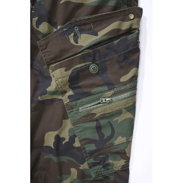 Pantaloni Adven elasticizzati mimetico Woodland