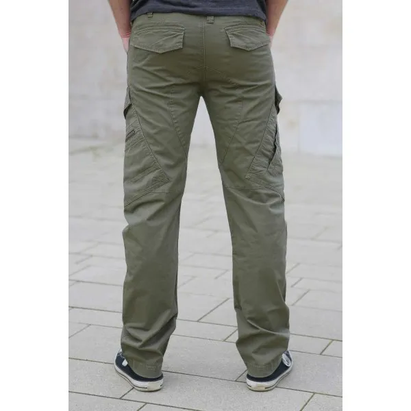 Pantaloni Adven elasticizzati mimetico Woodland