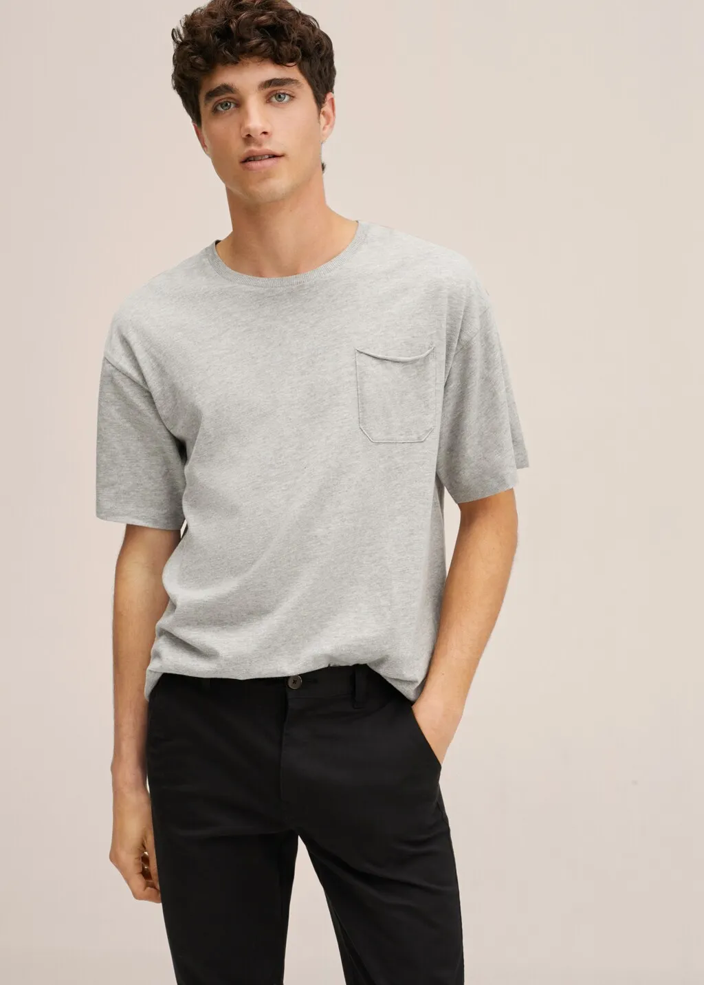 Pantaloni chino cotone