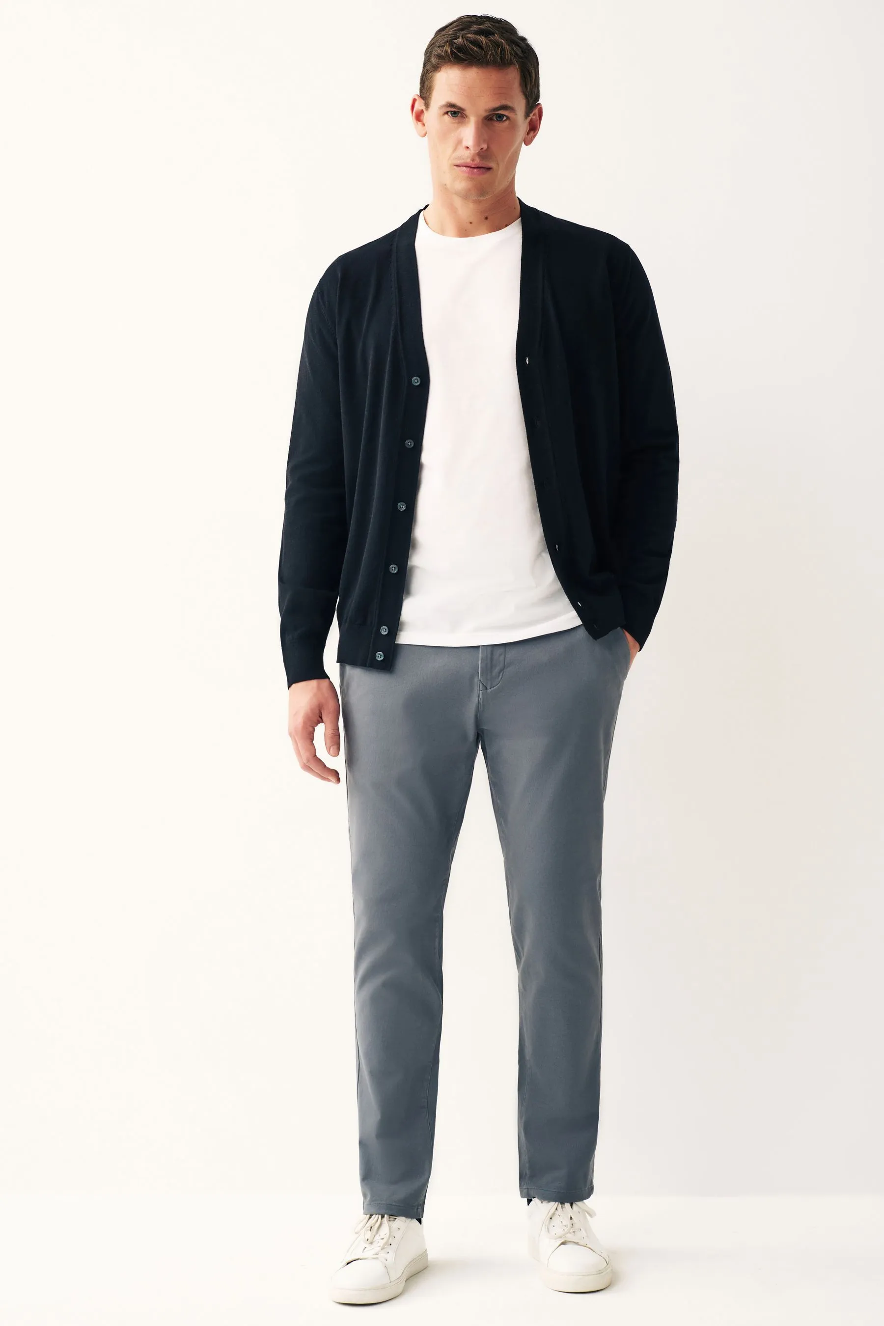 Pantaloni chino elasticizzati
