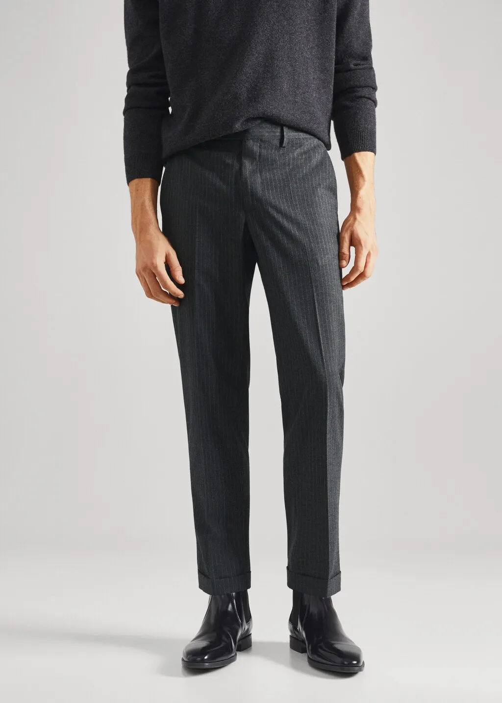 Pantaloni eleganti gessati