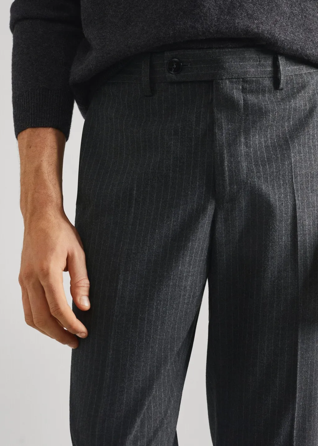Pantaloni eleganti gessati