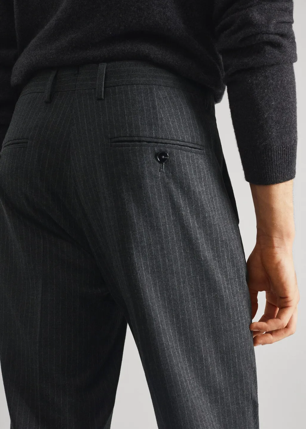 Pantaloni eleganti gessati